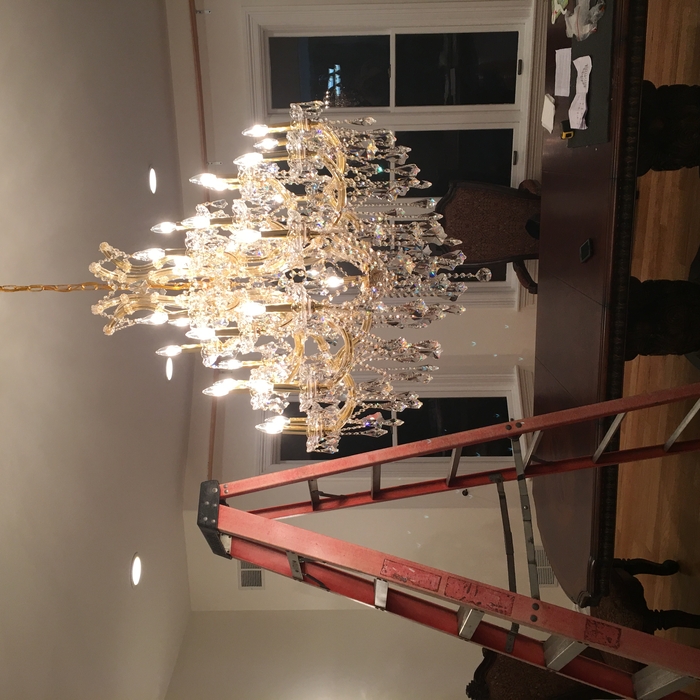 Crystal chandelier