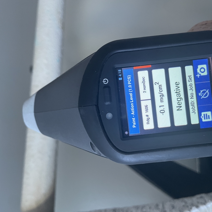 XRF paint testing