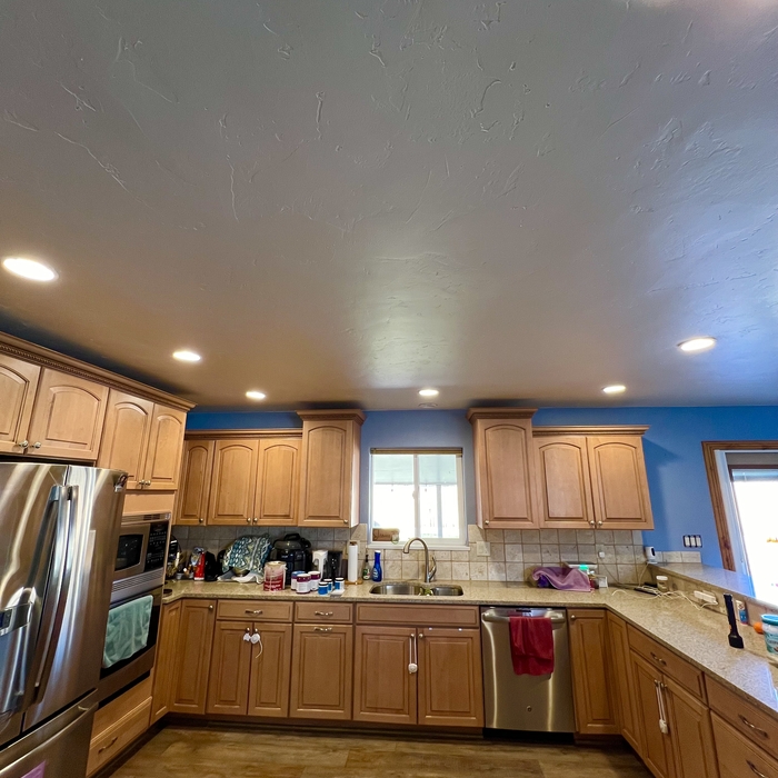 Interior kitchen repaint - ceilings and walls