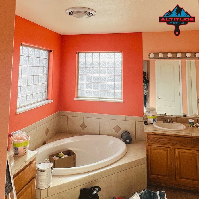 Two Tone Bathroom