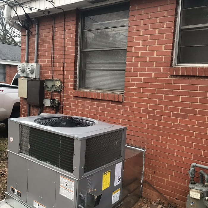 New Gas Pack Installation