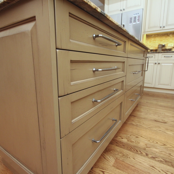 Distressed Kitchen Cabinets