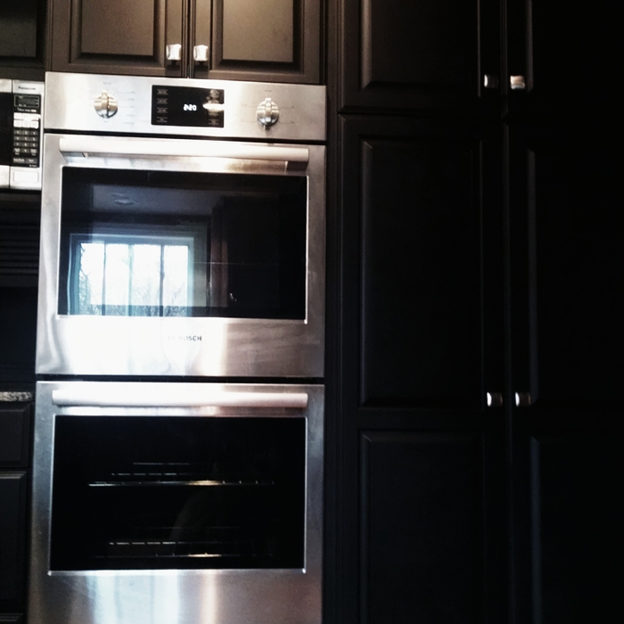Maple kitchen refinish- After