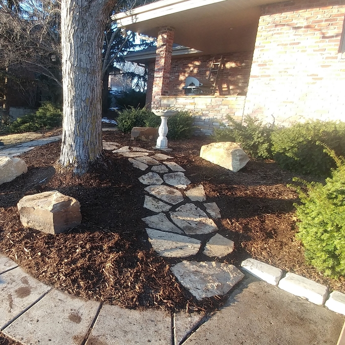 Flagstone path