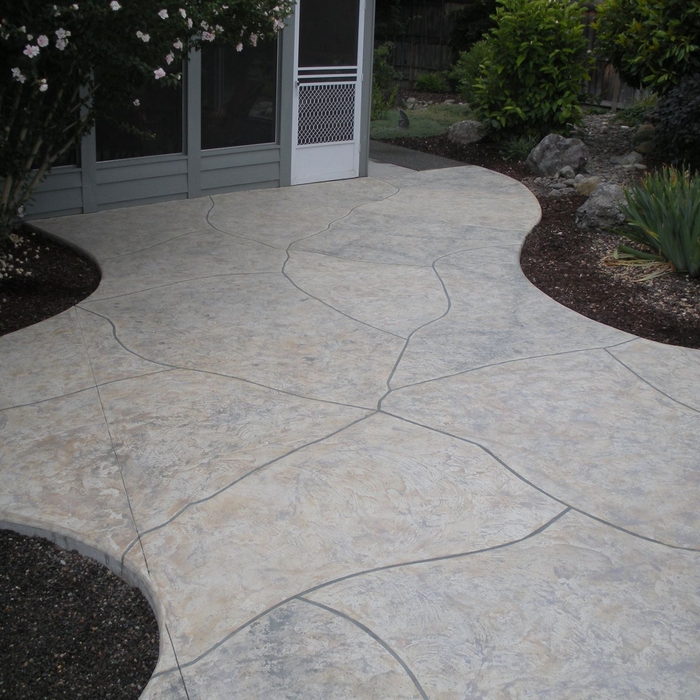 Overlay NON COVERED patio