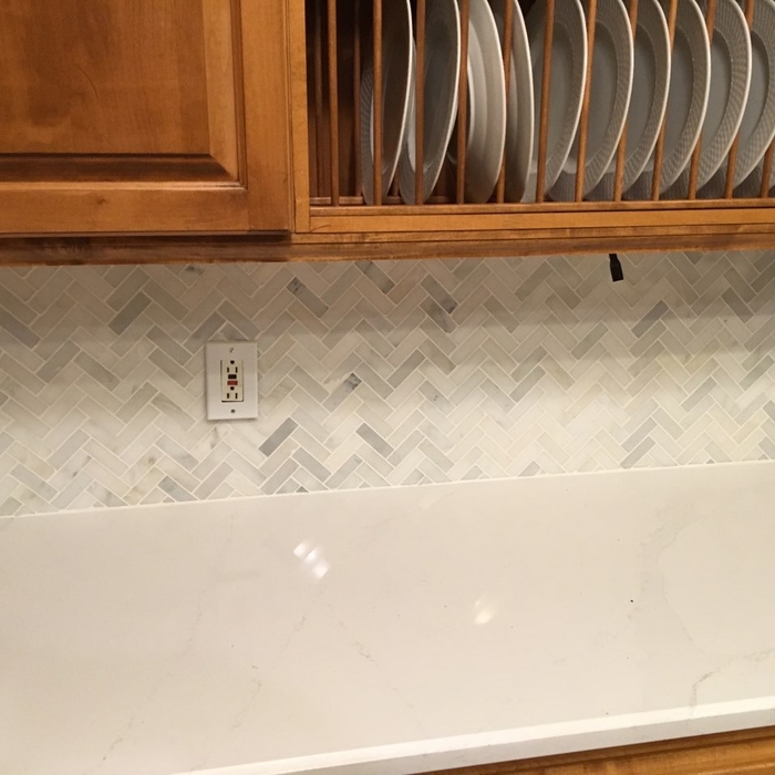 Harringbone Backsplash