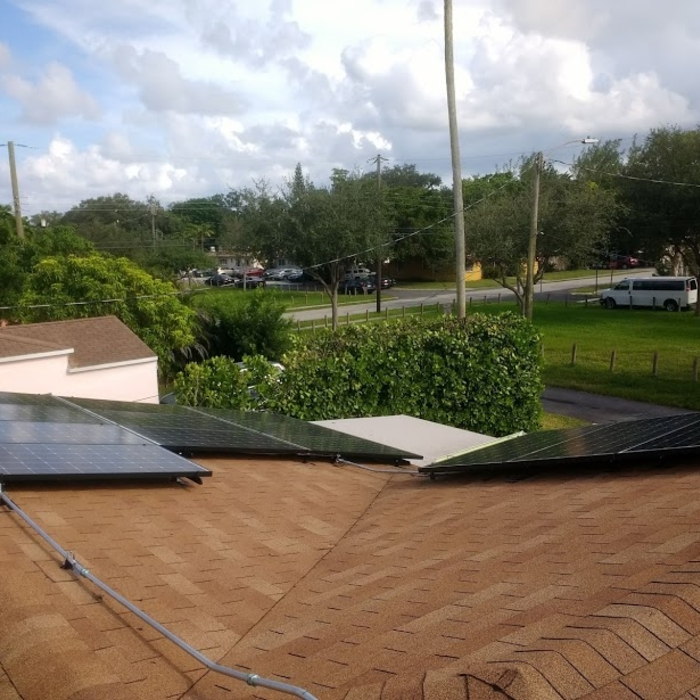 Solar Energy System - On the Roof Right