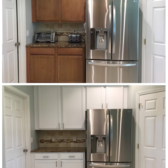 Cabinet  Refinishing.