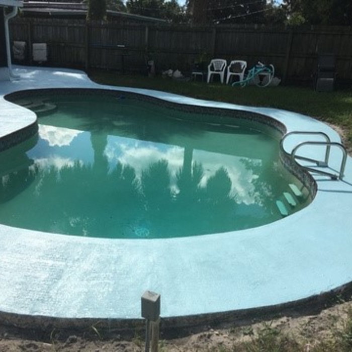 Pool deck