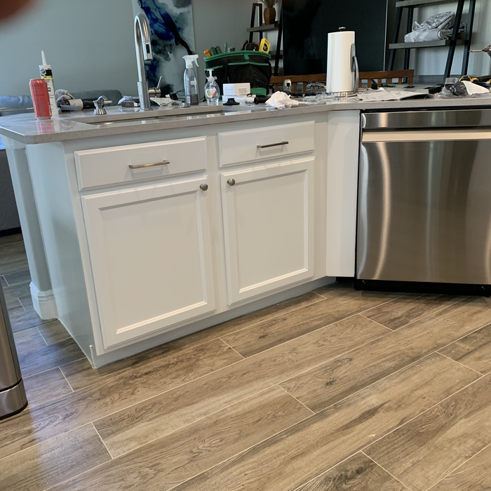 Cabinets painted