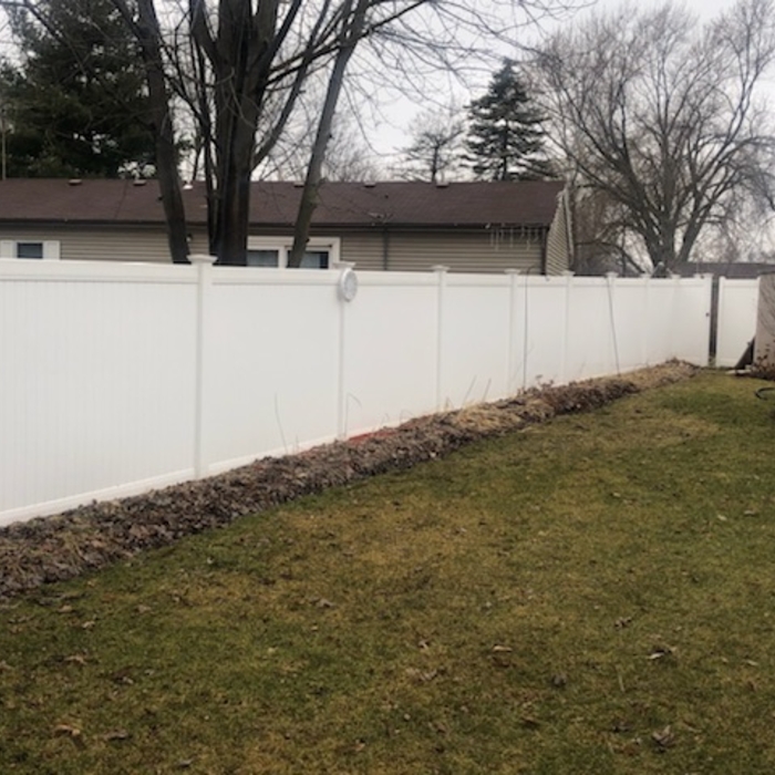 Vinyl Fence After