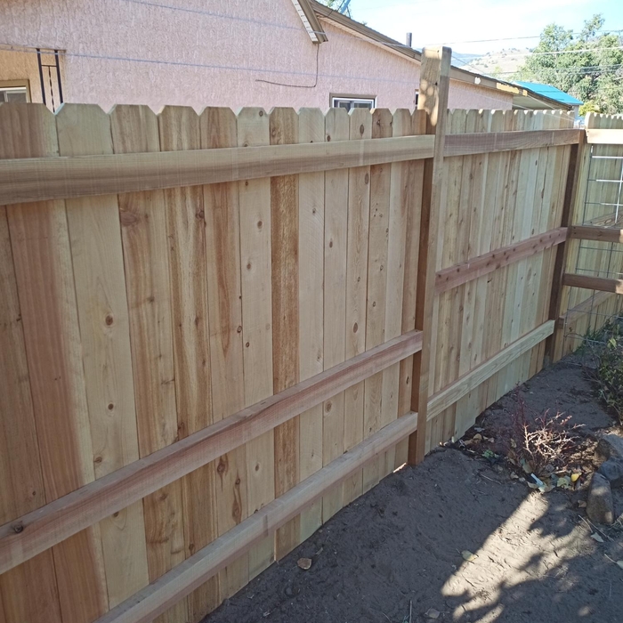 New fence