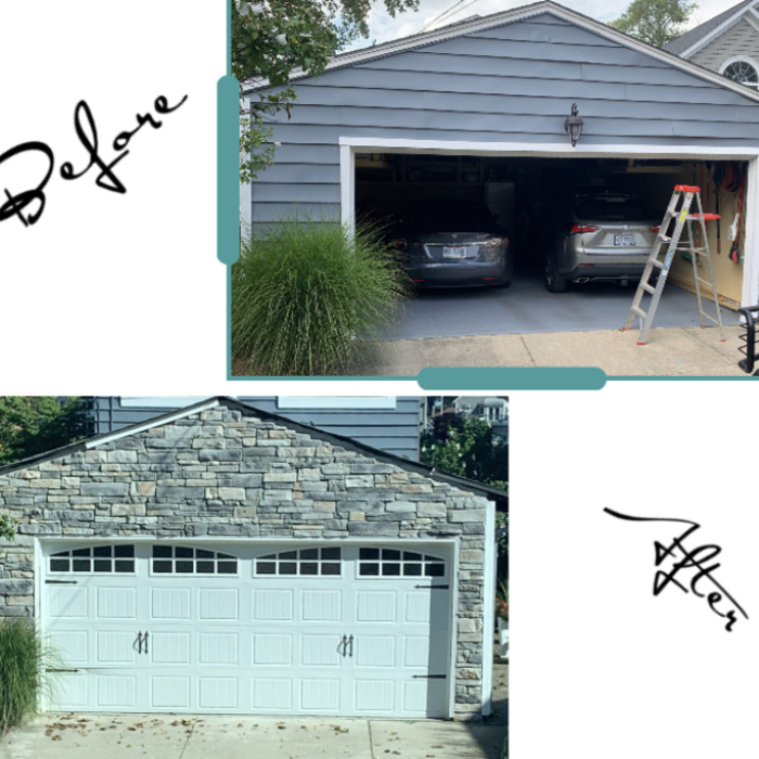 Cultured stone install
