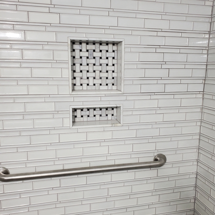 Flower Pattern Bathroom
