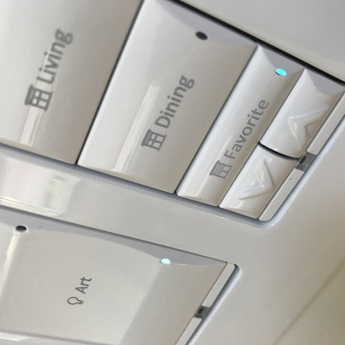Control4 Lighting Control with custom engraving