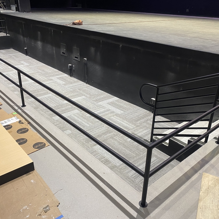 Theater black railing