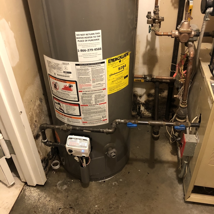 New lines gas tank
