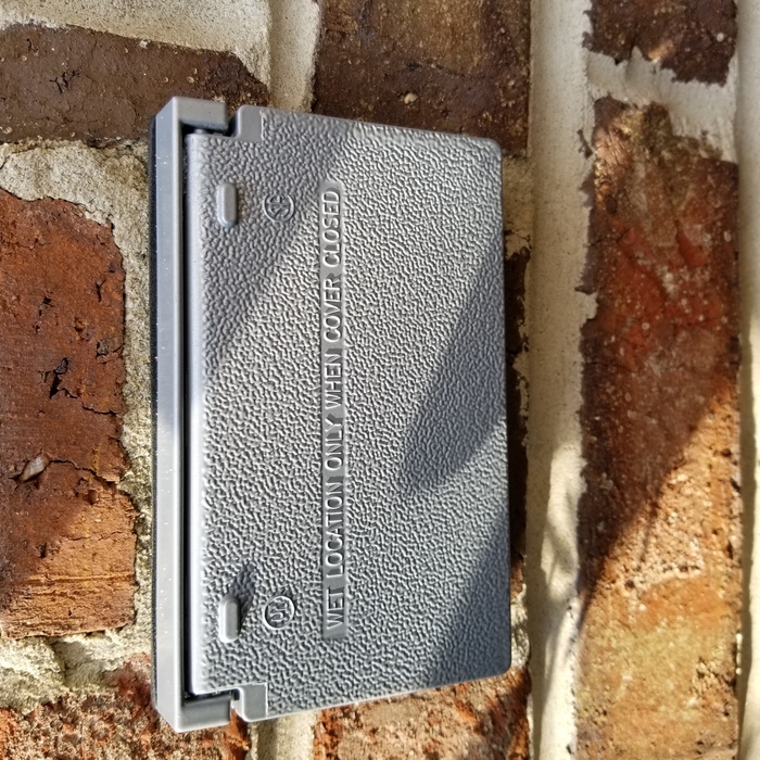 GFCI Receptacle and Weatherproof Cover