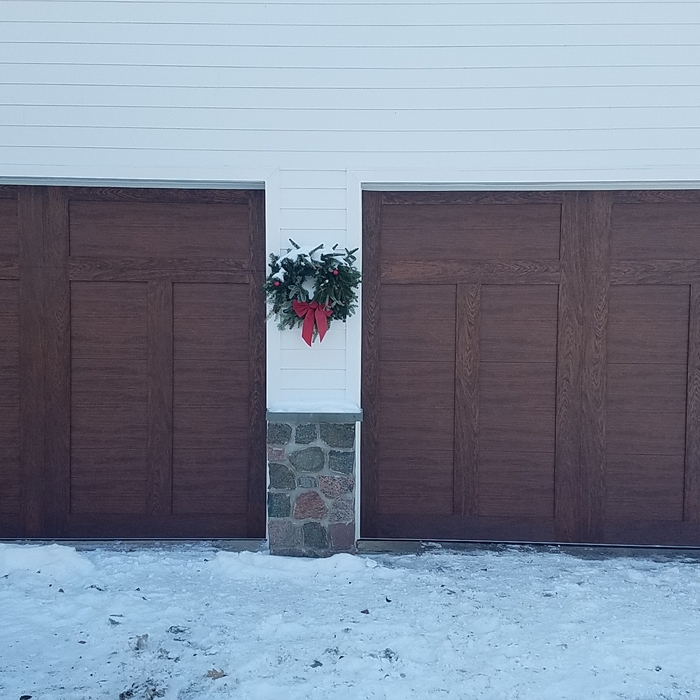 Double garage doors