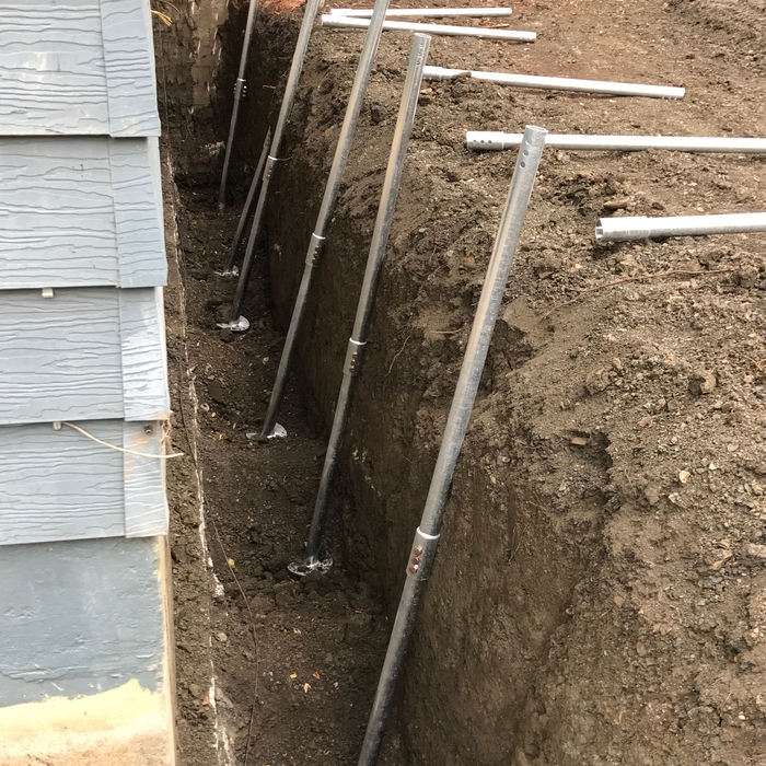 Photo of Excavation needed to install Piers