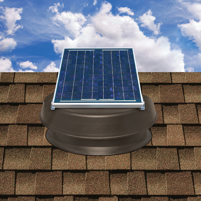36 Watt Solar Fan Install