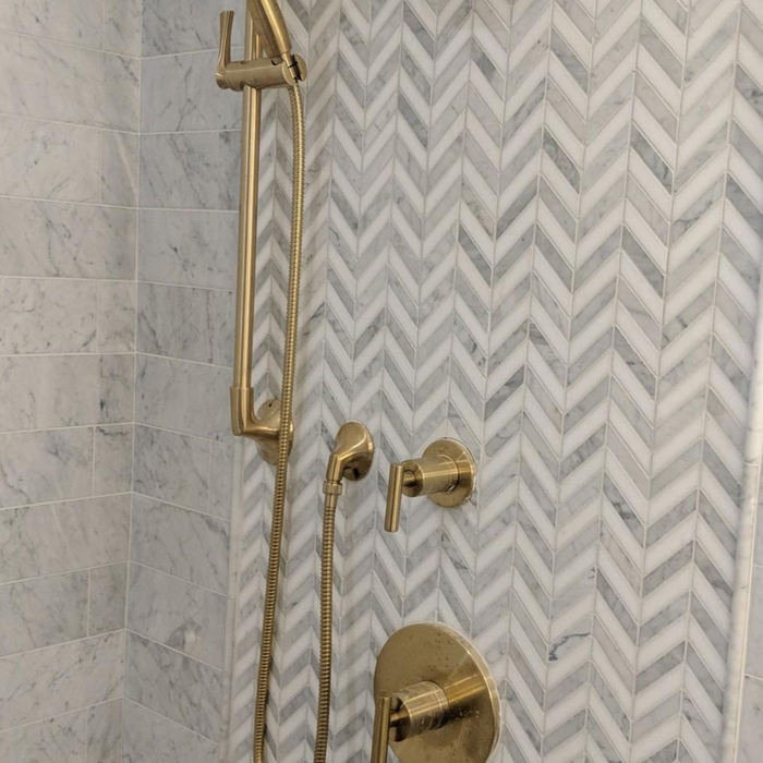 Brushed Gold Fixtures