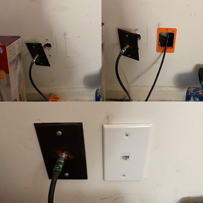 Network Port Installation #2