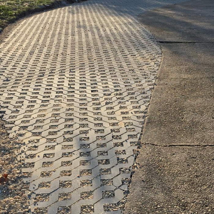 Turfstone driveway addition