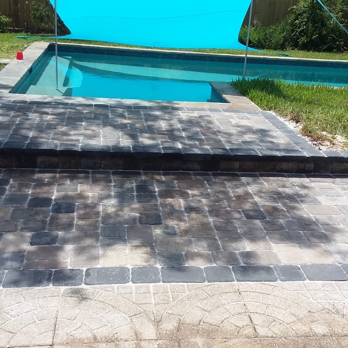 Pool landing area