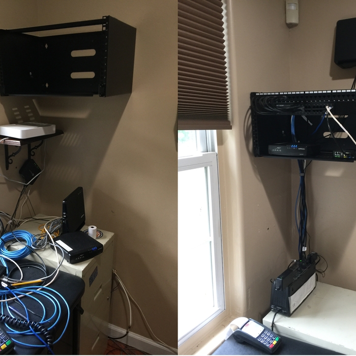 Wire Cleanup New Rack