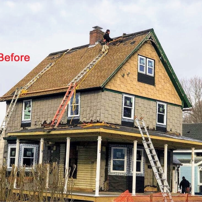 Before - Roof and Siding