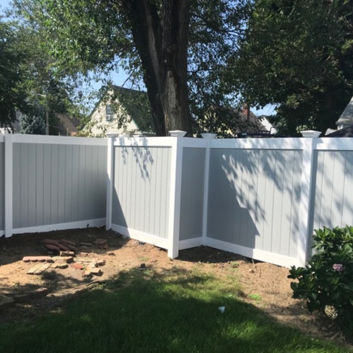 Two-Tone Gray and White Oklahoma