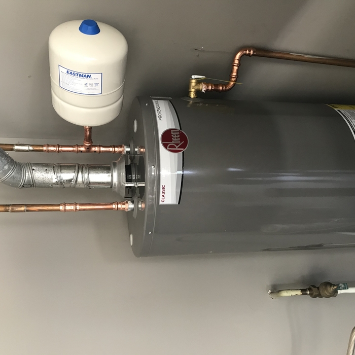 New 50 gallon gas water heater