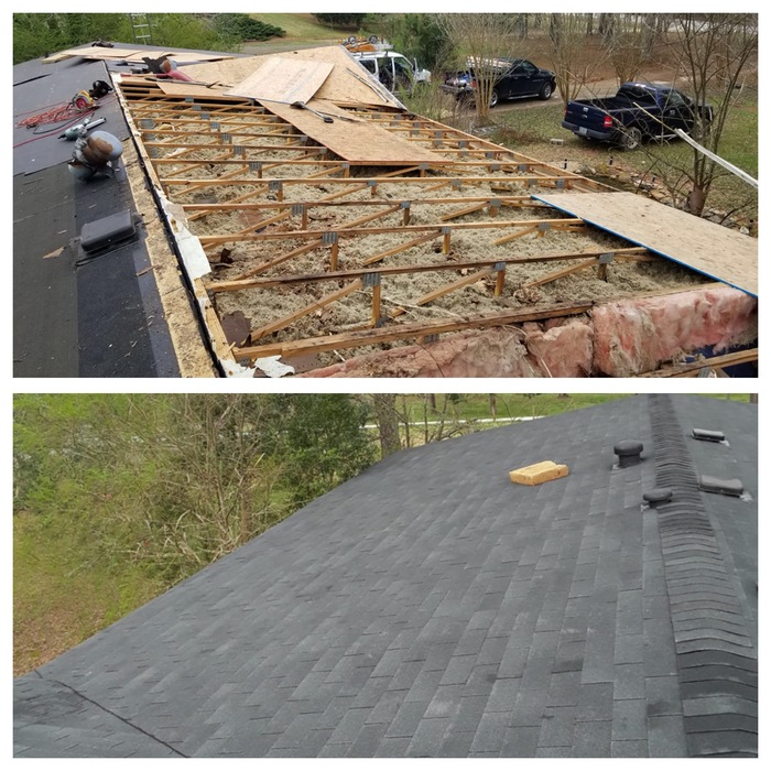 Rotted decking removal for a new roof!
