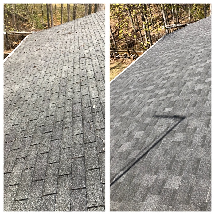 Close up of a roof replacement!