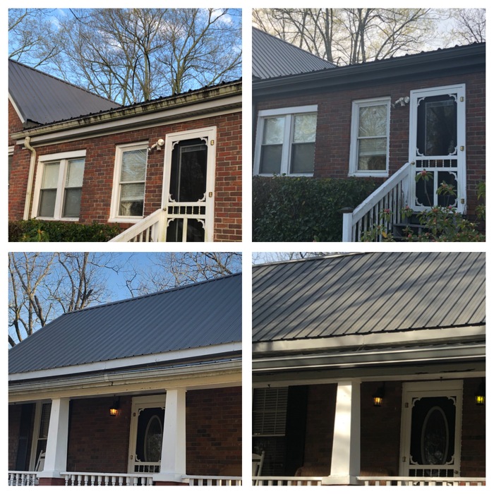 Trim paint and new matching gutters!