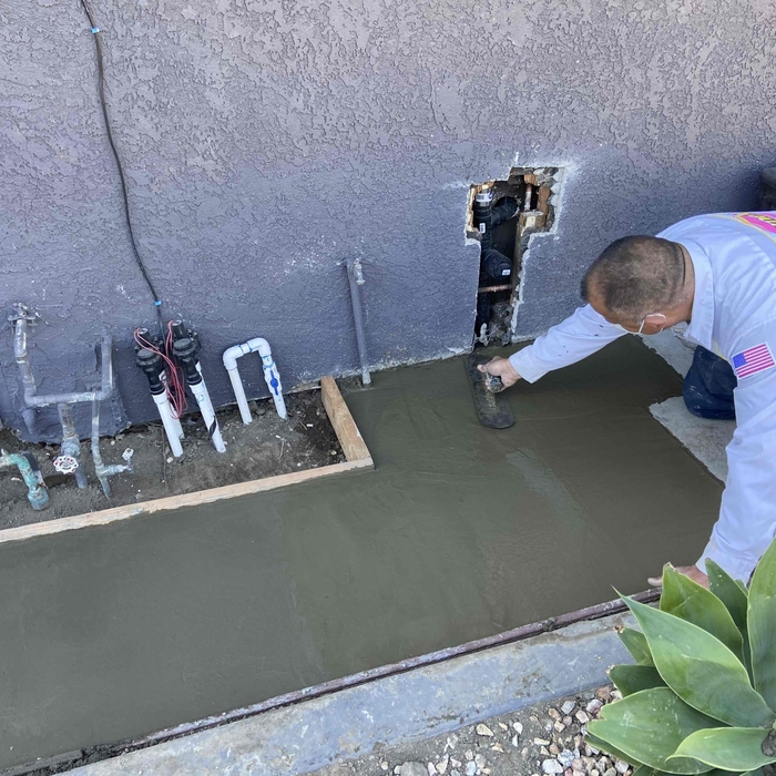 Sewer Repair Concrete Patch