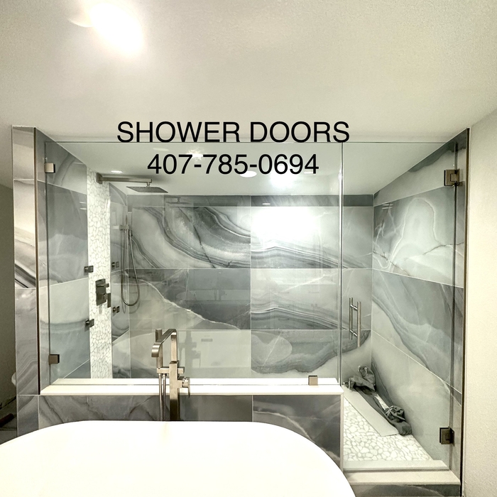 Frameless Hinged Door