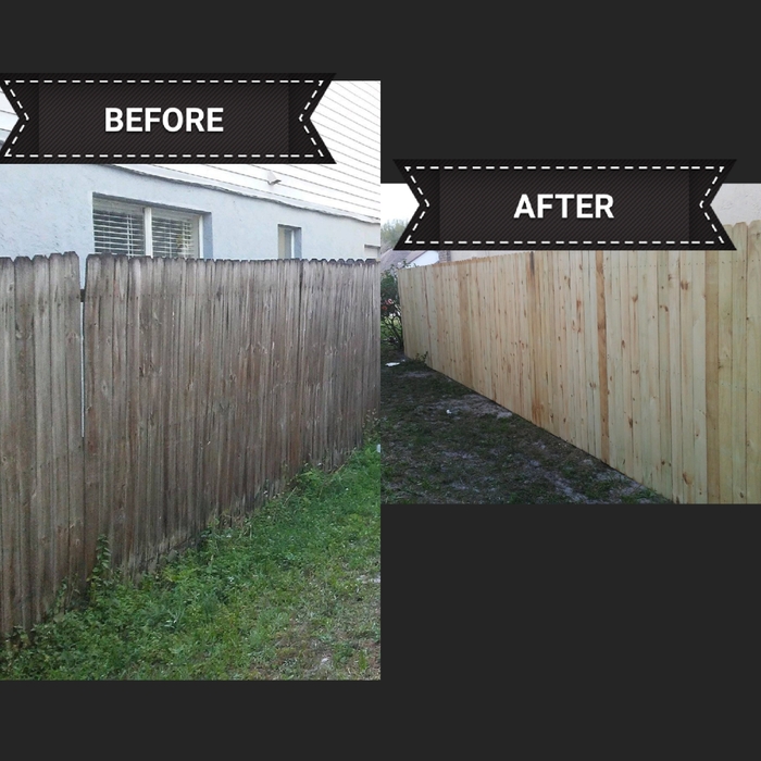 Repair old fence