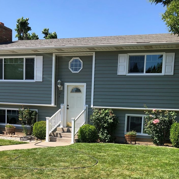 Front Windows and Siding
