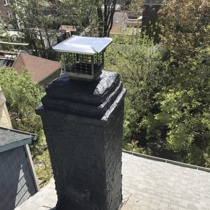 Chimney fixed