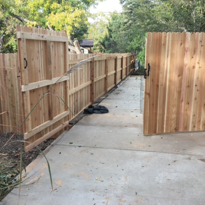 WRC Fence with Large Gate