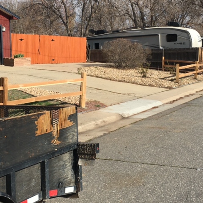 Cedar Split Rail sections