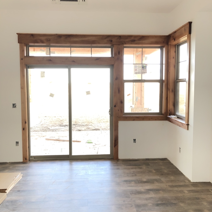 Custom home LVP floor