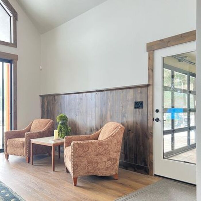 Stain grade accent wall