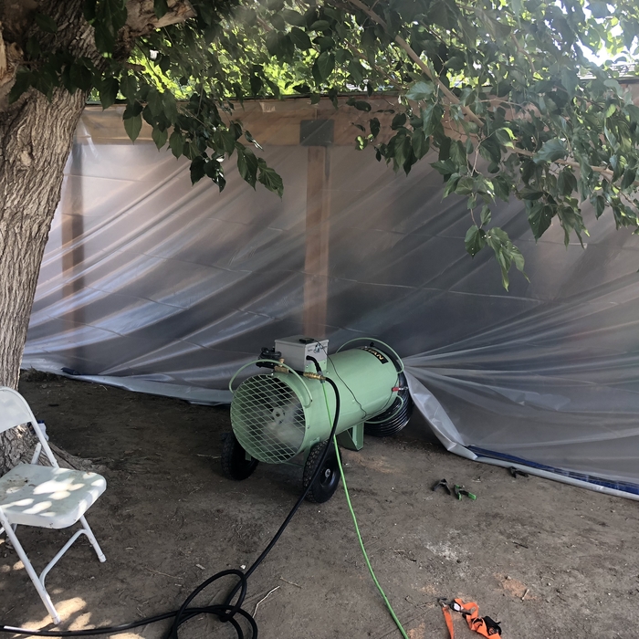 Whole house treatment with titan Bed Bug Heater