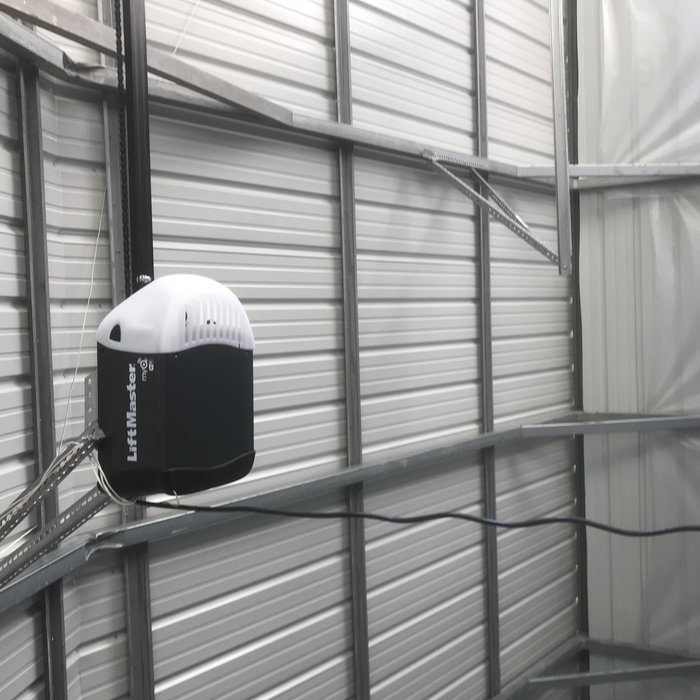 Liftmaster opener on a carport kit!