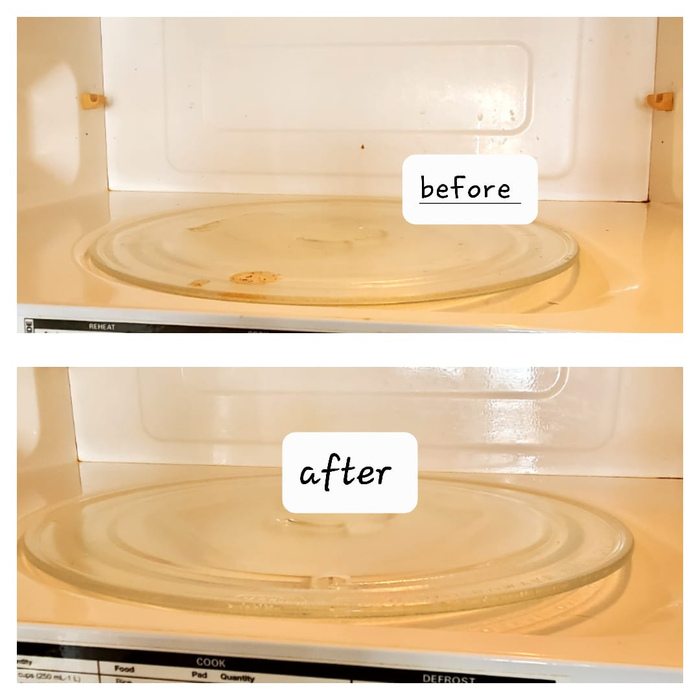 clean microwave