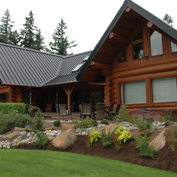 Dark Brown Standing Seam Metal