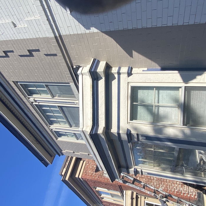 Exterior brick painting